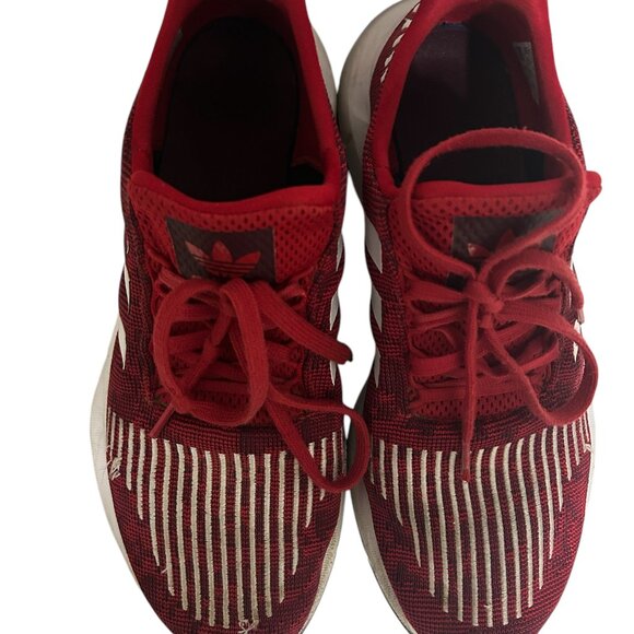 Adidas Shoes Swift Run Mens Size 9 1/2 Red/White Running Shoe EF5440 - Picture 8 of 9